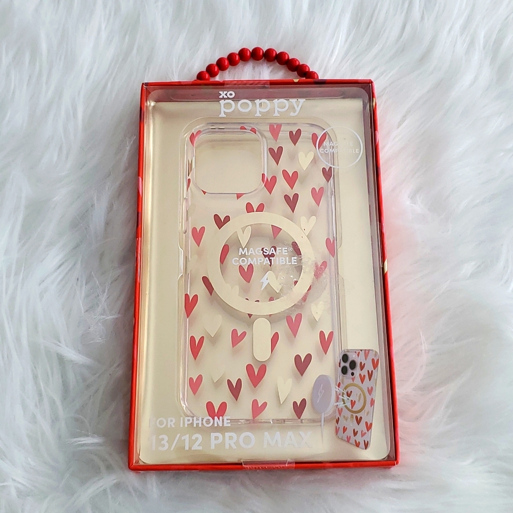 NWT XO Poppy iPhone Case Models 13/12 Pro Max MAGSAFE Compatible NIB